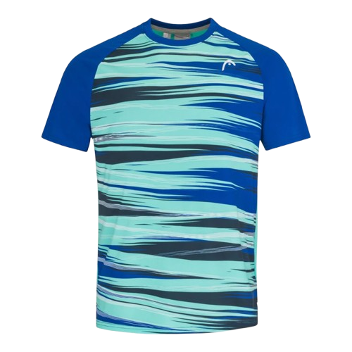 T-shirt Head Topspin Bleu