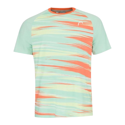 T-shirt Head Topspin Vert Jaune