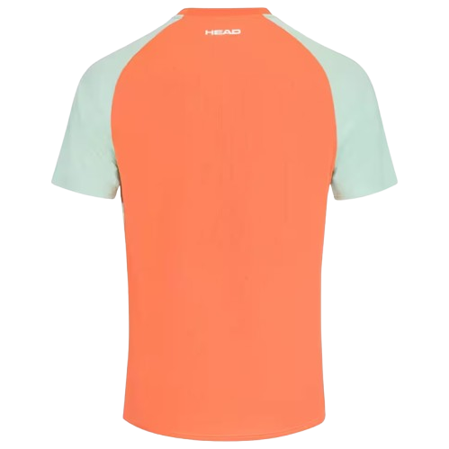 T-shirt Head Topspin Vert Jaune
